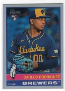 Carlos Rodriguez 2025 Topps Heritage High Number Chrome Refractor SP RC #452 - Bild 1 von 1