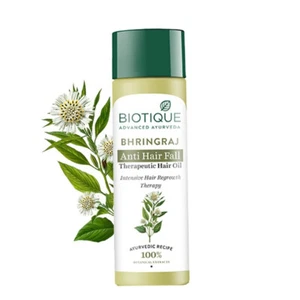 Biotique Bio Bhringraj Anti Hair Fall Oil 120ml ( Pack of 3 ) Free Shipping - Picture 1 of 12
