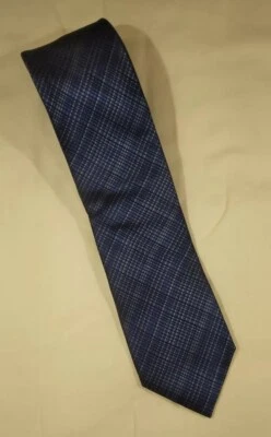 Corbata para hombre Kenneth Cole Awareness X larga 100 % seda azul precio de venta sugerido por el fabricante $70 Foto 1 de 4