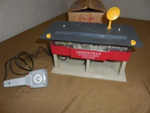 LIONEL LINES O TRAIN 465 SOUND DISPATCHING STATION AND BOX, UNTESTED SO AS IS - Picture 1 of 10