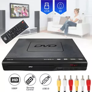 TV Player mit AV Anschluss & Fernbedienung USB für CD DVD VCD UHD Spieler DHL - Bild 1 von 12