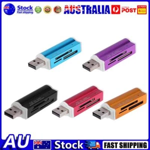 USB2.0 4 in 1 Multi Memory Card Reader for SD/SDHC/Mini SD/MMC/TF Card/MS AU - Picture 1 of 12