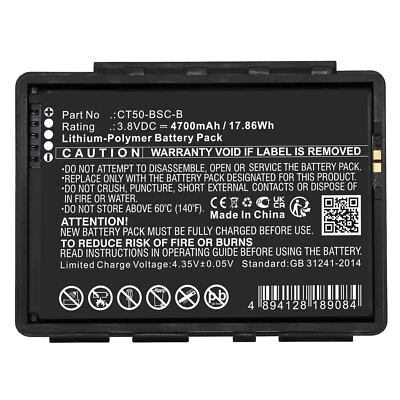 CELLONIC Battery for Honeywell CT60 CT60XP NI CT60XP Dolphin CT60 3.8v 4700mAh
