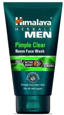 HIMALAYA MEN PIMPLE CLEAR NEEM FACE WASH 100ML FREE SHIPPING WORLD WIDE - Image 1 of 2