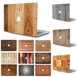 Wood Matte HardShell Case Protective Cover for MacBook Air Pro 11 12 13 14 15 16 - Picture 1 of 30