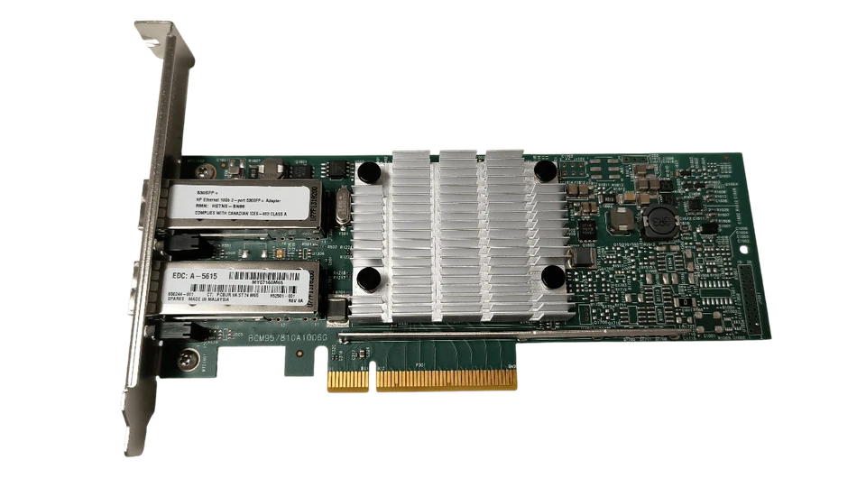 HP 530SFP 2 Port 10GB Network Adapter 652501-001 656244-001 Full Height No SFPs - Image 1 of 3