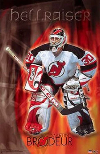 Póster original Starline de Martin Brodeur Hellraiser New Jersey Devils fuera de stock Foto 1 de 1