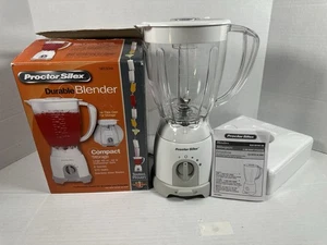 Proctor Silex Durable Blender Compact Storage 8 Speeds 48oz OPEN BOX - Picture 1 of 10