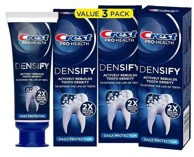 3 PACK Crest Pro-Health Densify Toothpaste Daily Protection 5.3oz - Image 1 of 1