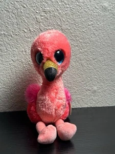 Gilda Pink Flamingo 6" Retired Ty Beanie Boos Collectible Plush Stuffed Animal - Picture 1 of 6