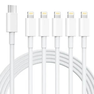 iPhone Charger 5 Pack 6FT USB C to Lightning Cable【Apple MFi Certified】iPhone... - Picture 1 of 7