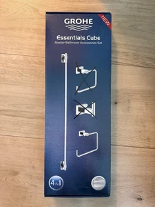 GROHE Essentials Cube – Handtuchring&Handtuchstange (neu) - Bild 1 von 2