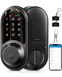 Veise Smart Lock RZ06 per Porta Anteriore con Controllo App Nero Opaco - Foto 1 di 8