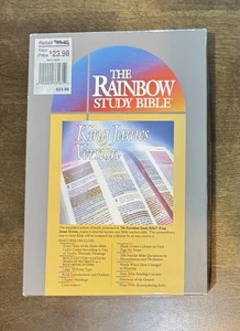 Die Regenbogen-Studienbibel, King James Version farbcodiert fett Buchstabenausgabe KJV 1996 - Bild 1 von 15