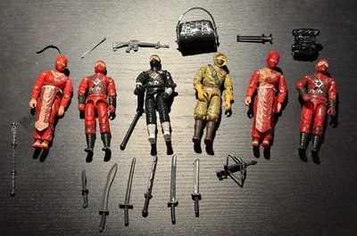 G.I. Joe TRU Valor vs Venom Ninja Cobra Strike Team 2004 Complete Loose MINT - Image 1 of 4