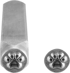 Dog Paw Metal Punch Stamp Stamping Tools 6Mm for Stamping/Punching Metal, Jewelr - Picture 1 of 6