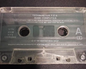 Techmaster P.E.B. Bass Computer Cassette Tape NTN 2208 CASSETTE ONLY!! - Picture 1 of 1