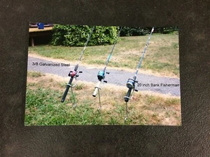 Soportes de caña HD para banco de pesca paquete de 6 por $36.00 22” de alto acero 3/8. Estados Unidos* - Imagen 1 de 1