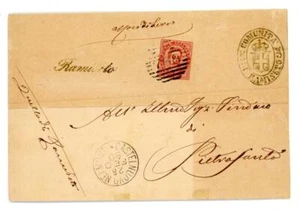 1880 Italy wrapper from Ramiseto via Castelnuovo Nei Monti to Pietrasanta - Picture 1 of 2