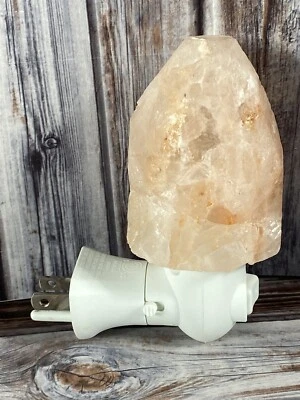 Himalayan Pink Rock Salt Night Light w/ Wall Plug In - Works Well! - Image 1 of 3