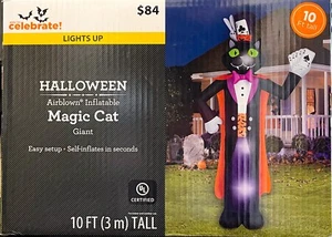Giant Magic Cat Airblown Yard Inflatable, 10 ft - Picture 1 of 1