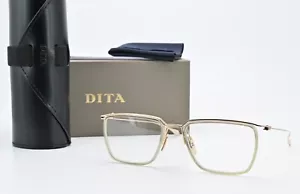 DITA Glasses Frame Schema One DTX106 53 01 GLD GRY Gloss Gold Square Titan Luxus - Picture 1 of 14
