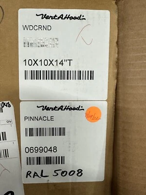 + NEW Vent-A -Hood Duct Cover - WDCRND 10 x 10 x 14 inches color: RAL - Изображение 1 из 4