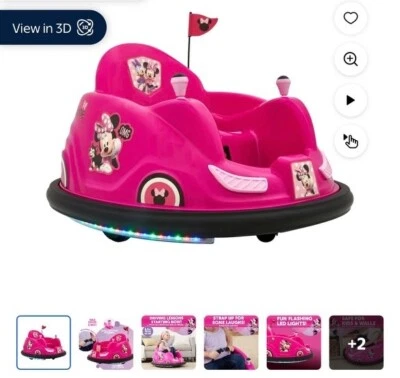 Juguete para montar en coche parachoques Disney Minnie Mouse 6V Foto 1 de 2