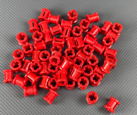 LEGO RED Technic Bush Part # 3713 or 6590 (x50)