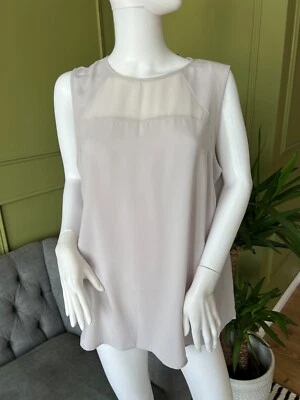 Coast Top Size 18 Sleeveless Top With Back Lace Detail Great Condition  - Image 1 of 4