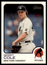 2022 Heritage Base Image Variation #166 Gerrit Cole - New York Yankees
