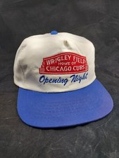 Vintage Wrigley Field Chicago Cubs Opening Night Hat WGN 720 AM True Value