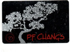 P.F. Chang's Tree Silver Shiny Gift Card No $ Value Collectible - Picture 1 of 1