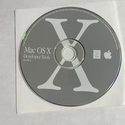 Mac OS X Developer Tools 2001 Apple Computer 691-2963-A  CD Rom Disc Free Ship - Image 1 of 2