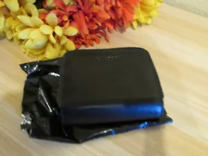 NEW Buxton Women's Accordion Credit Card & ID Wallet - Black Leather - Picture 1 of 6