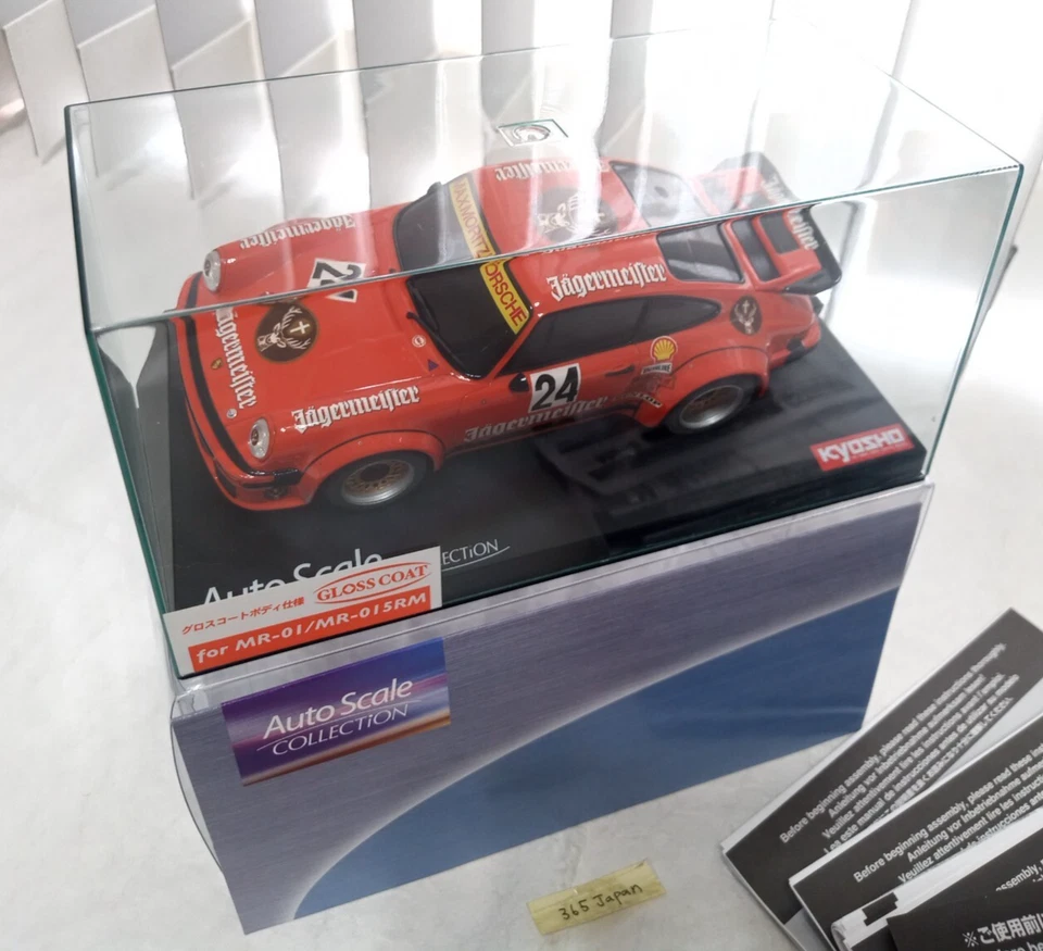 Kyosho Mini-Z ASC Porche934 RSR Turbo 1976 Jaegermeister #24 MZG116J Gloss Coat! - Image 1 of 4