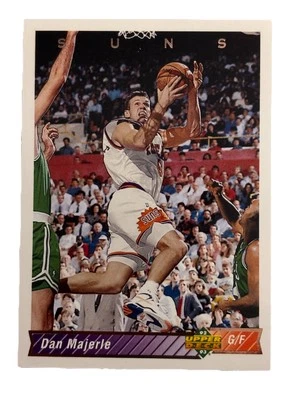 Отличное состояние: винтажная коллекционная карта 1992-93 ВЕРХНЯЯ КОЛОДА Dan Majerle Phoenix Suns - Изображение 1 из 2