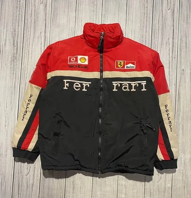 Chaqueta De Colección Ferrari Marlboro Años 90 Michael Schumacher Hombres Talla 2XL Roja Foto 1 de 4