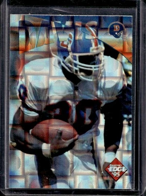 1995 Collector's Edge Instant Replay Terrell Davis Prisms RC Rookie #10 Broncos - Image 1 of 2