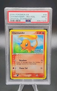 Pokemon PSA 9 MINT Charmander  48/100 Reverse Holofoil EX Crystal Guardians 2006 - Picture 1 of 2