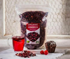 Hibiscus Hibiscus blossoms Dried Hibiscus Flower Organic Tea Egypt 1000g - Picture 1 of 6