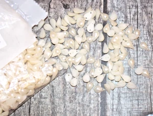 20 sew on stich on JEWEL 13mm bridal wedding trim Bead IVORY PEARL DANCE - Picture 1 of 1