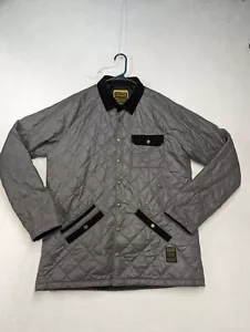 Coalatree Quilted Heritage Jacket Mens XL Gray Long Sleeve Corduroy Trim - Picture 1 of 10