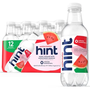 Hint Fruit-Infused Bottled Water, Watermelon - Sugar Free Flavored Water with Ze - Picture 1 of 12
