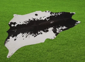 100% New Cowhide Rugs Area Cow Skin Leather (44" x 44") Cow hide SA-366 - Picture 1 of 3