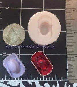 3D Mini cowboy Hat silicone mold for Fondant-resin-polymer glay-handcrafts-wax - Picture 1 of 4