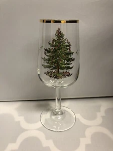 Árbol de Navidad Spode 12 oz copa de 7 3/4"" banda ancha de oro - Imagen 1 de 2