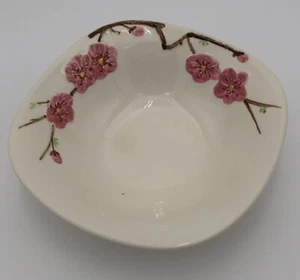 Metlox Poppytrail Peach Blossom Fruit Bowl Pink Floral Tea Party VTG 6” - Picture 1 of 8