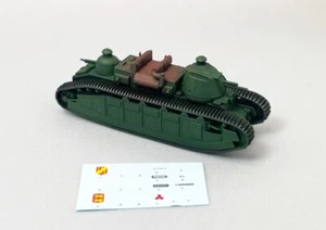 1/144 WWII French FCM2C Heavy Tank green painted - Picture 1 of 2