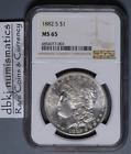 1882 S Morgan Silver Dollar $1 -  NGC MS65